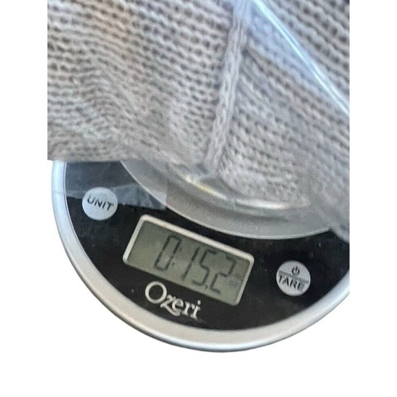 Eileen Fisher Cardigan Sweater Size Large 100% Organic Linen Draped Open Front - Picture 10 of 10